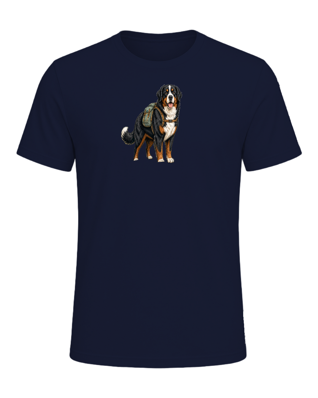 Bernese Mountain Dog Hiking — Navy