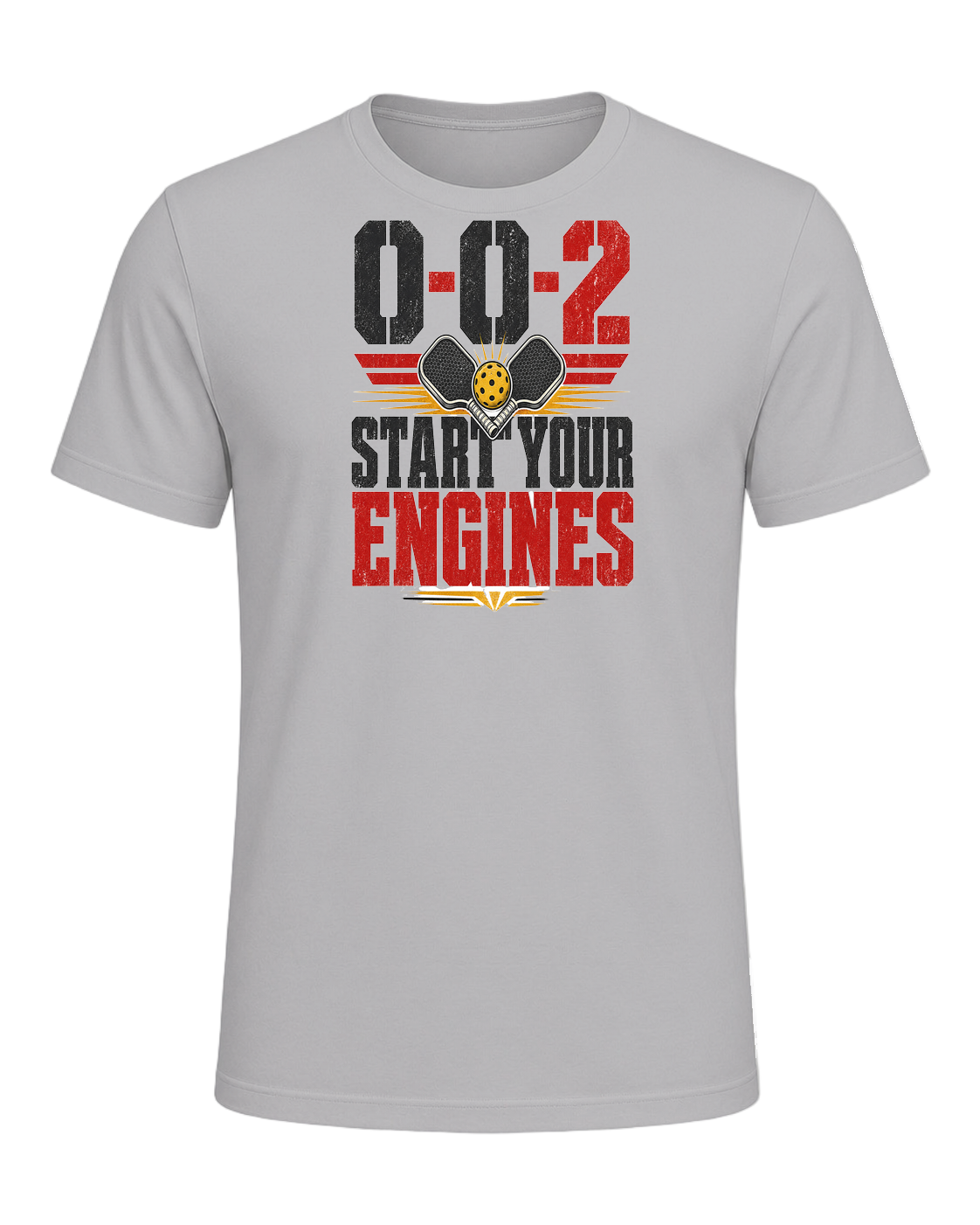 0-0-2 START YOUR ENGINES — Athletic Heather