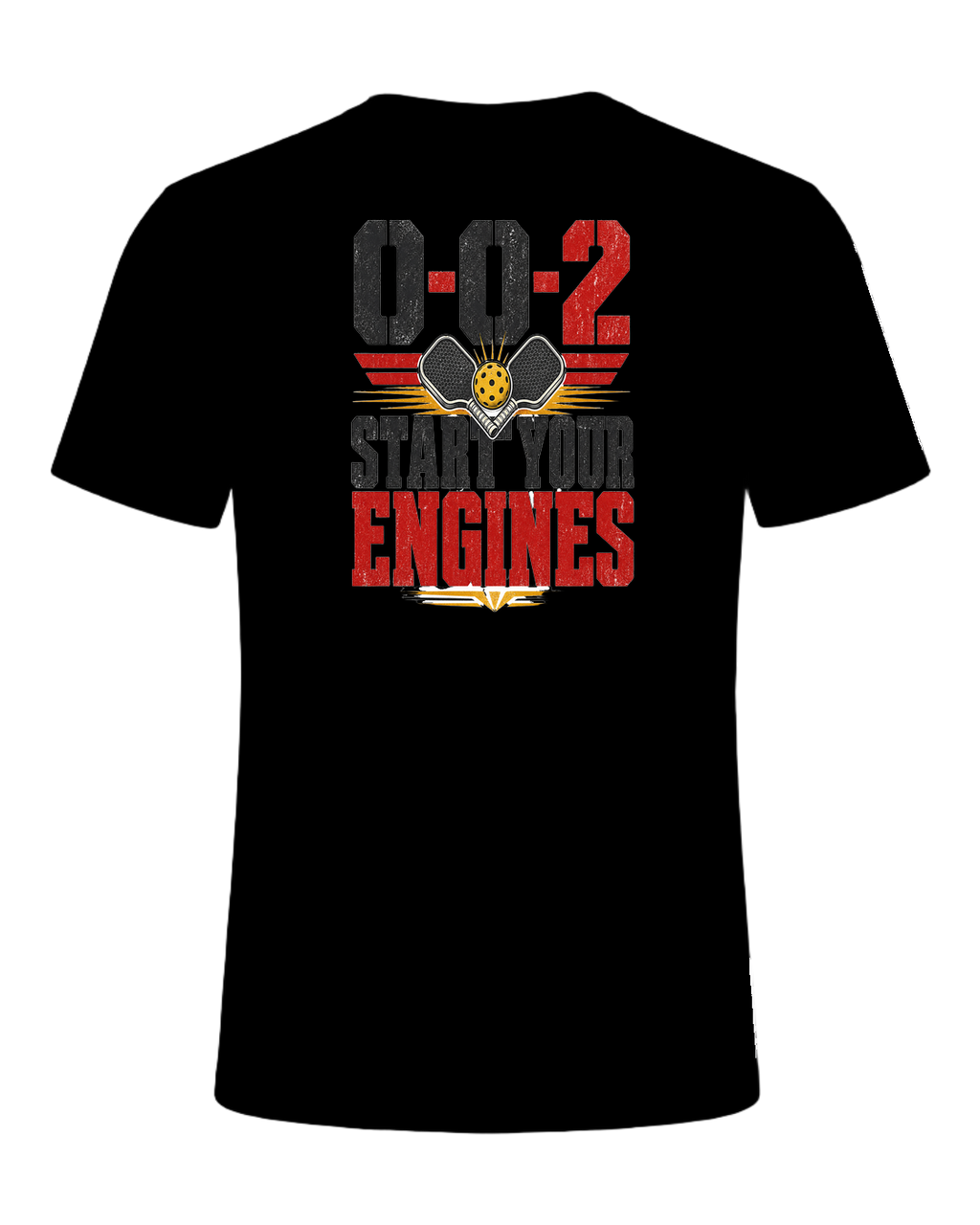 0-0-2 START YOUR ENGINES — Black