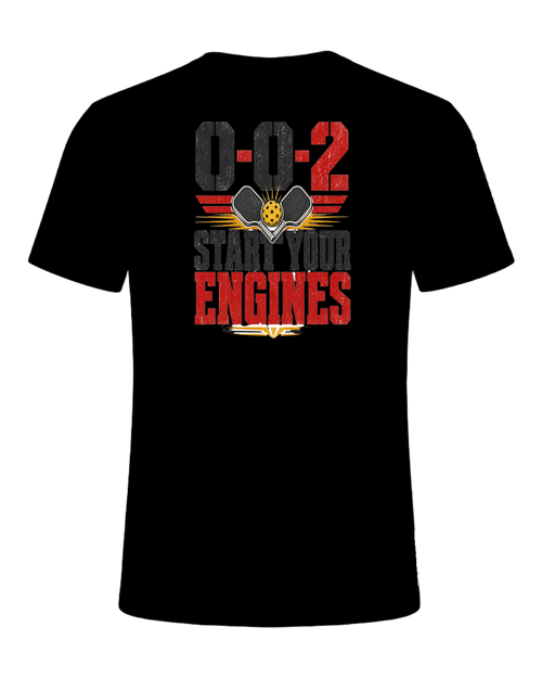 0-0-2 START YOUR ENGINES — Black