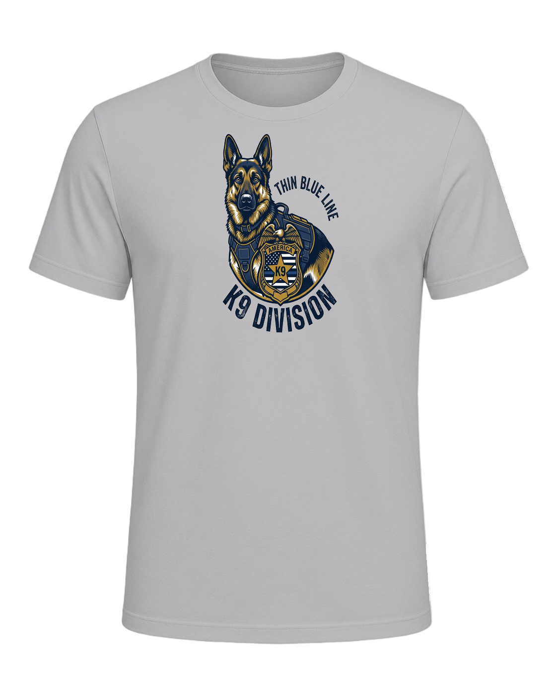 German Shepherd K9 Officer — Athletic Heather