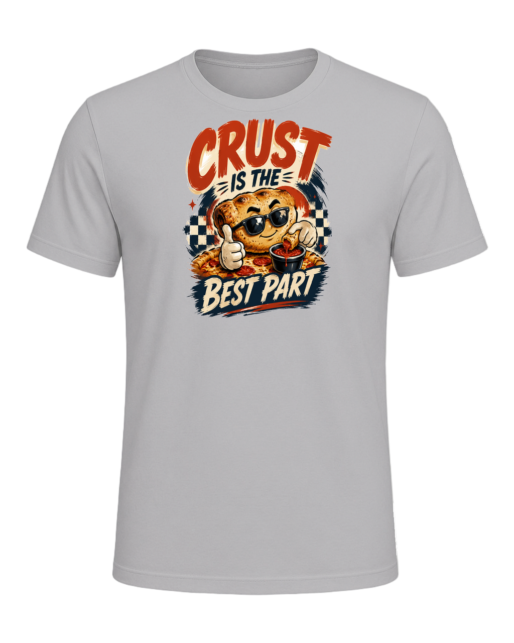 CRUST IS THE BEST PART — Athletic Heather