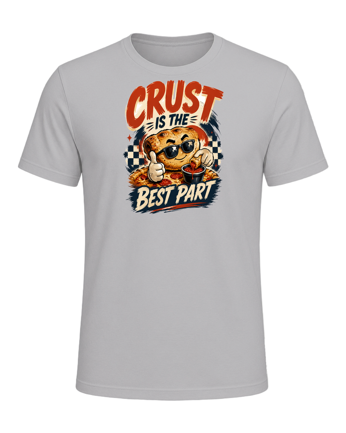 CRUST IS THE BEST PART — Athletic Heather
