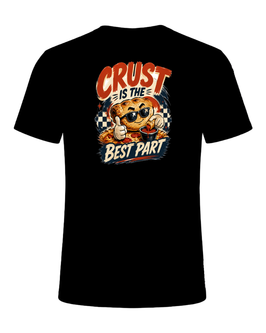 CRUST IS THE BEST PART — Black