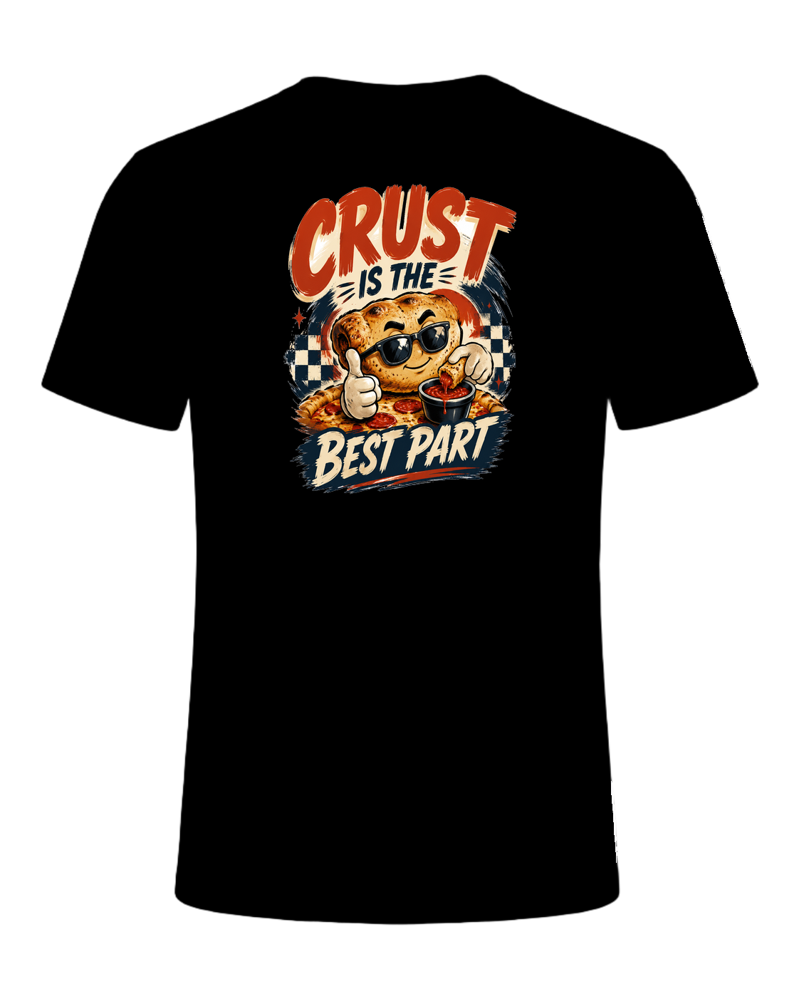 CRUST IS THE BEST PART — Black
