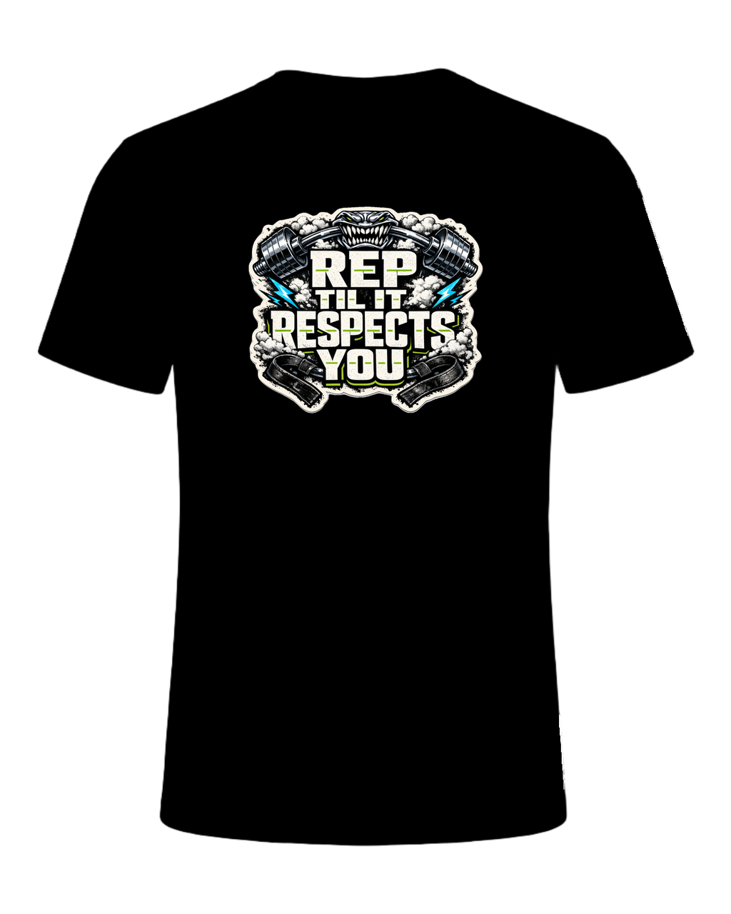 Rep Til It Respects You Tee — Black