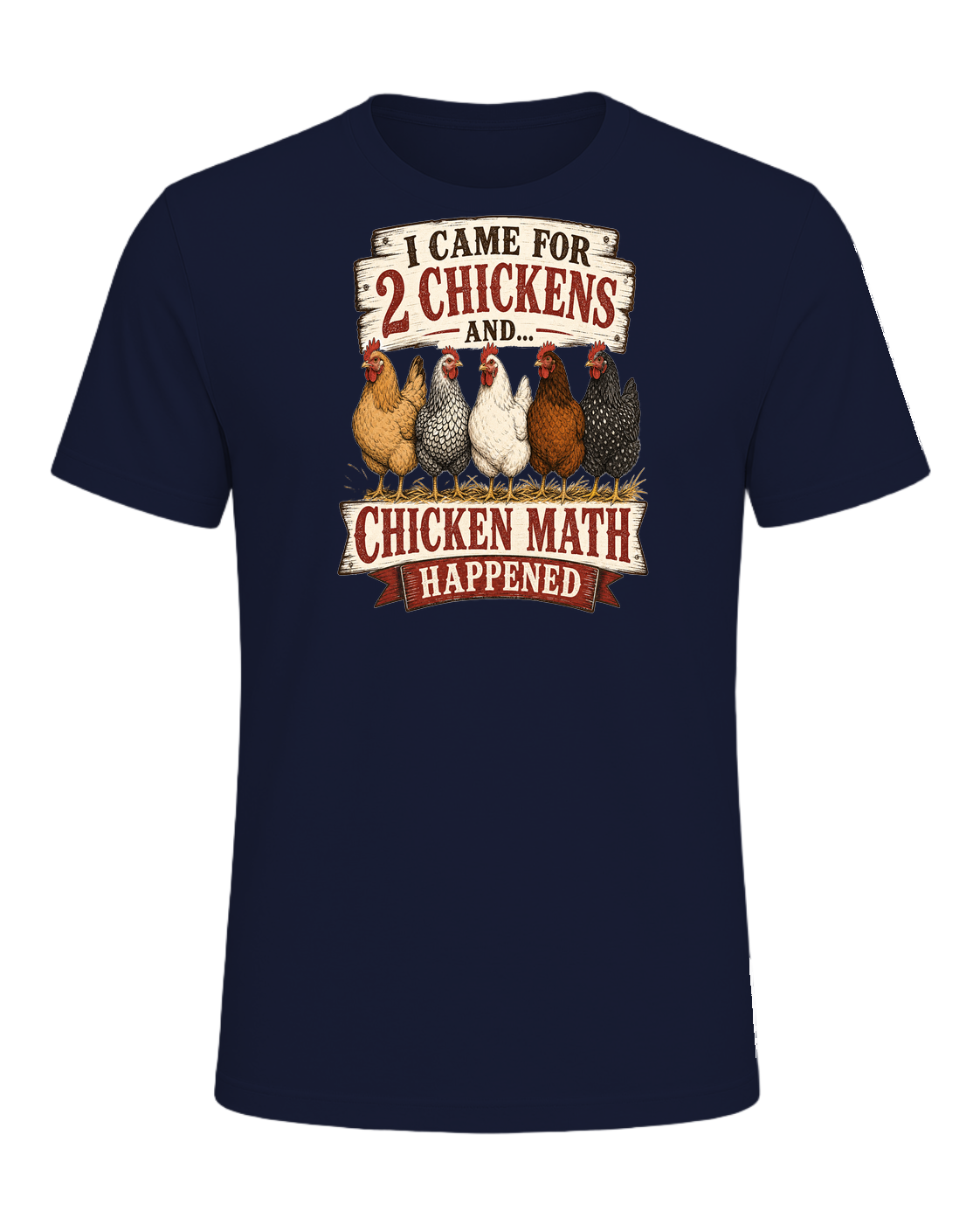 Chicken Math (Backyard Farmer) — Navy