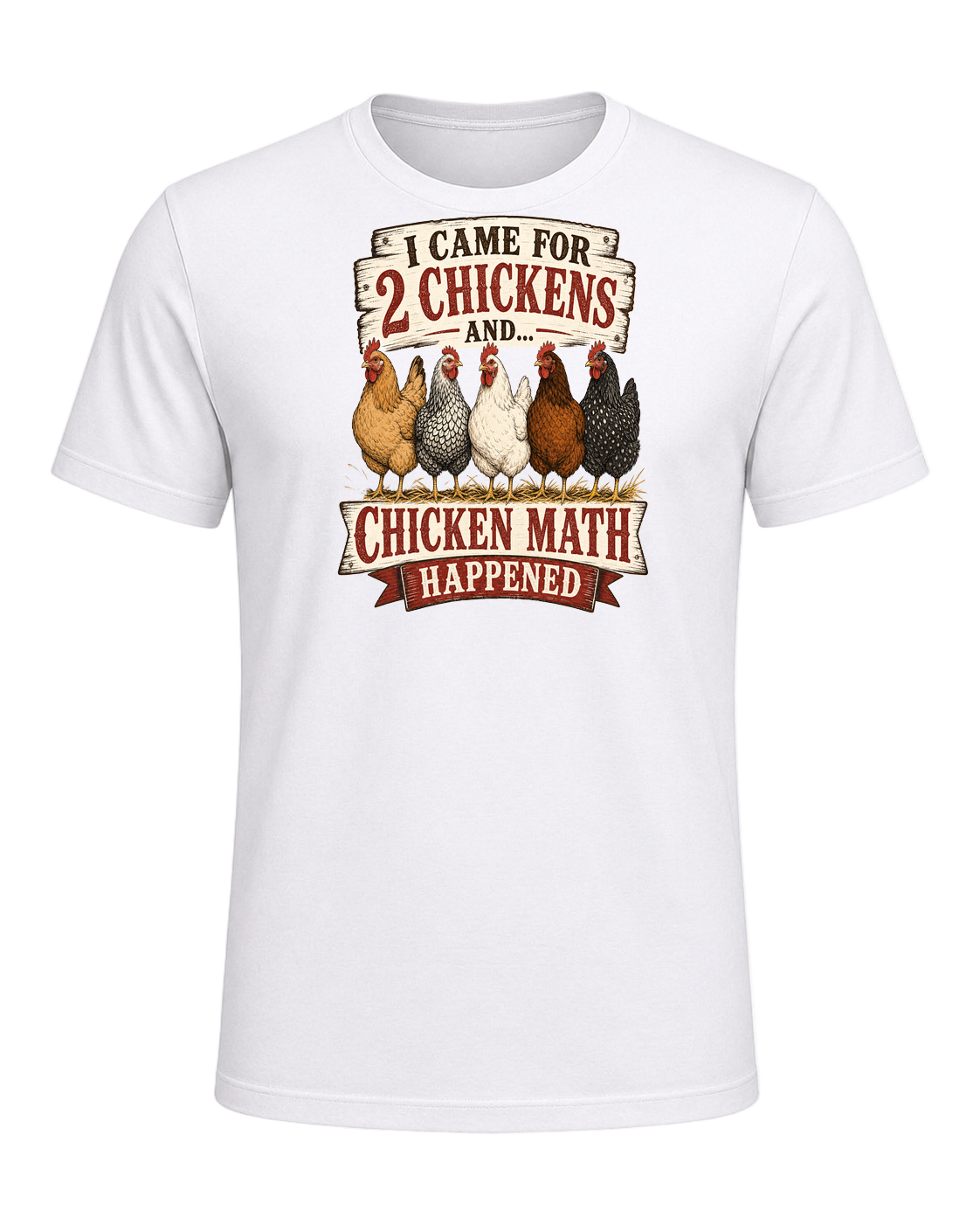 Chicken Math (Backyard Farmer) — White