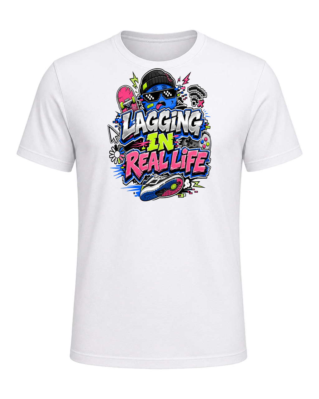 LAGGING IN REAL LIFE — White