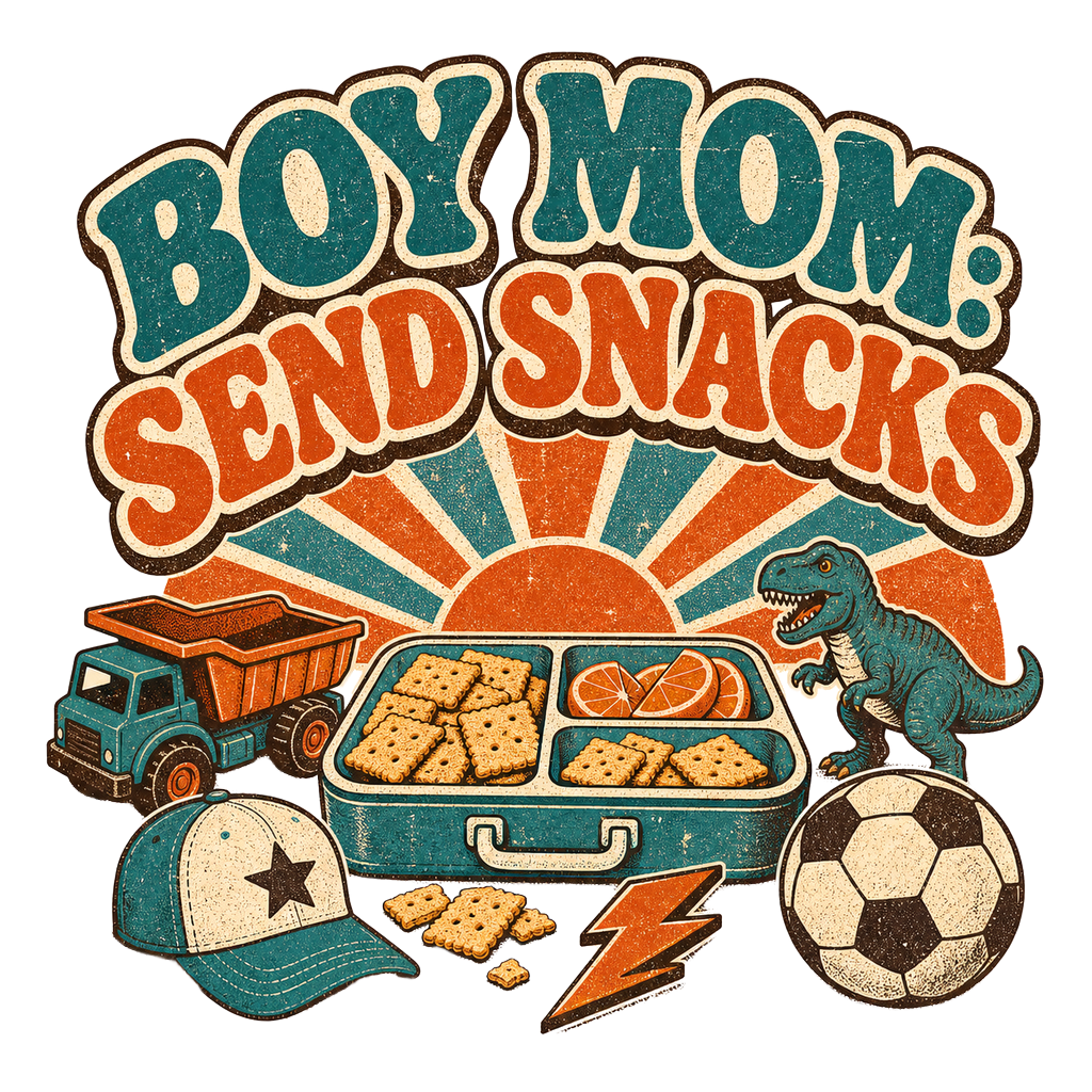 BOY MOM: SEND SNACKS