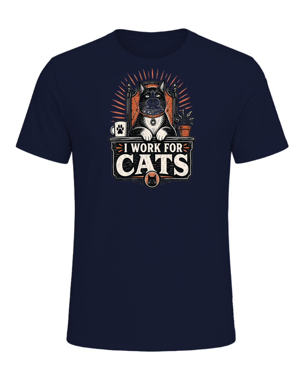 I WORK FOR CATS — Navy