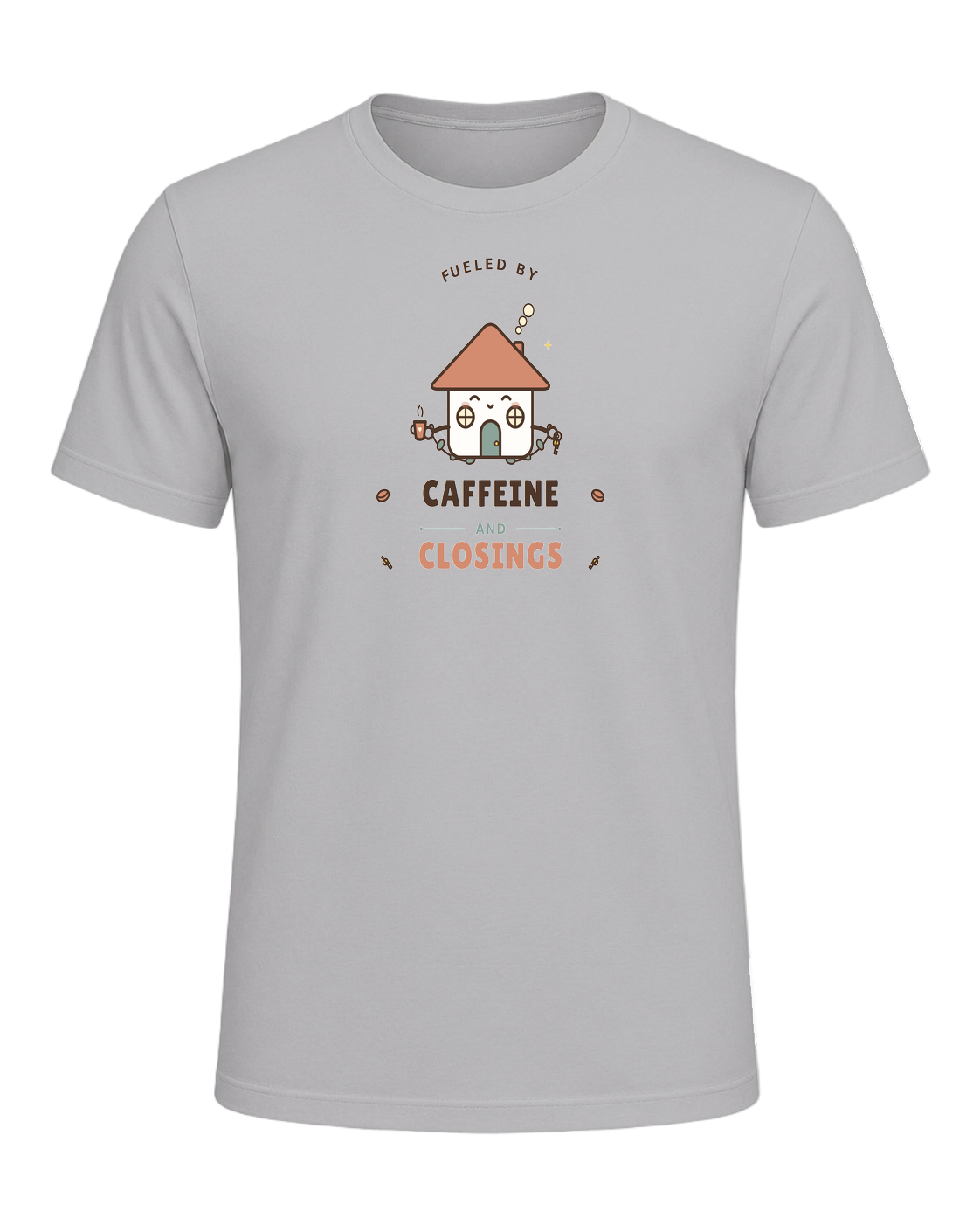 FUELED BY CAFFEINE AND CLOSINGS — Athletic Heather