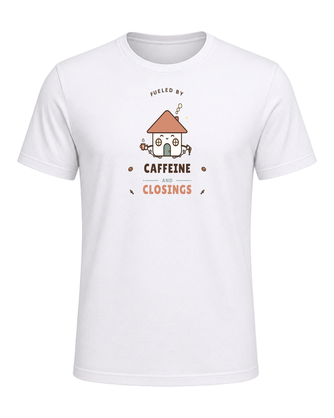 FUELED BY CAFFEINE AND CLOSINGS — White