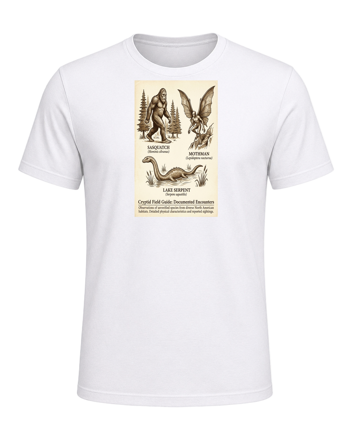 Cryptozoology Fan — White