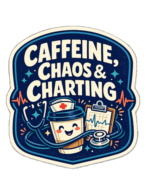 Caffeine, Chaos & Charting Tee