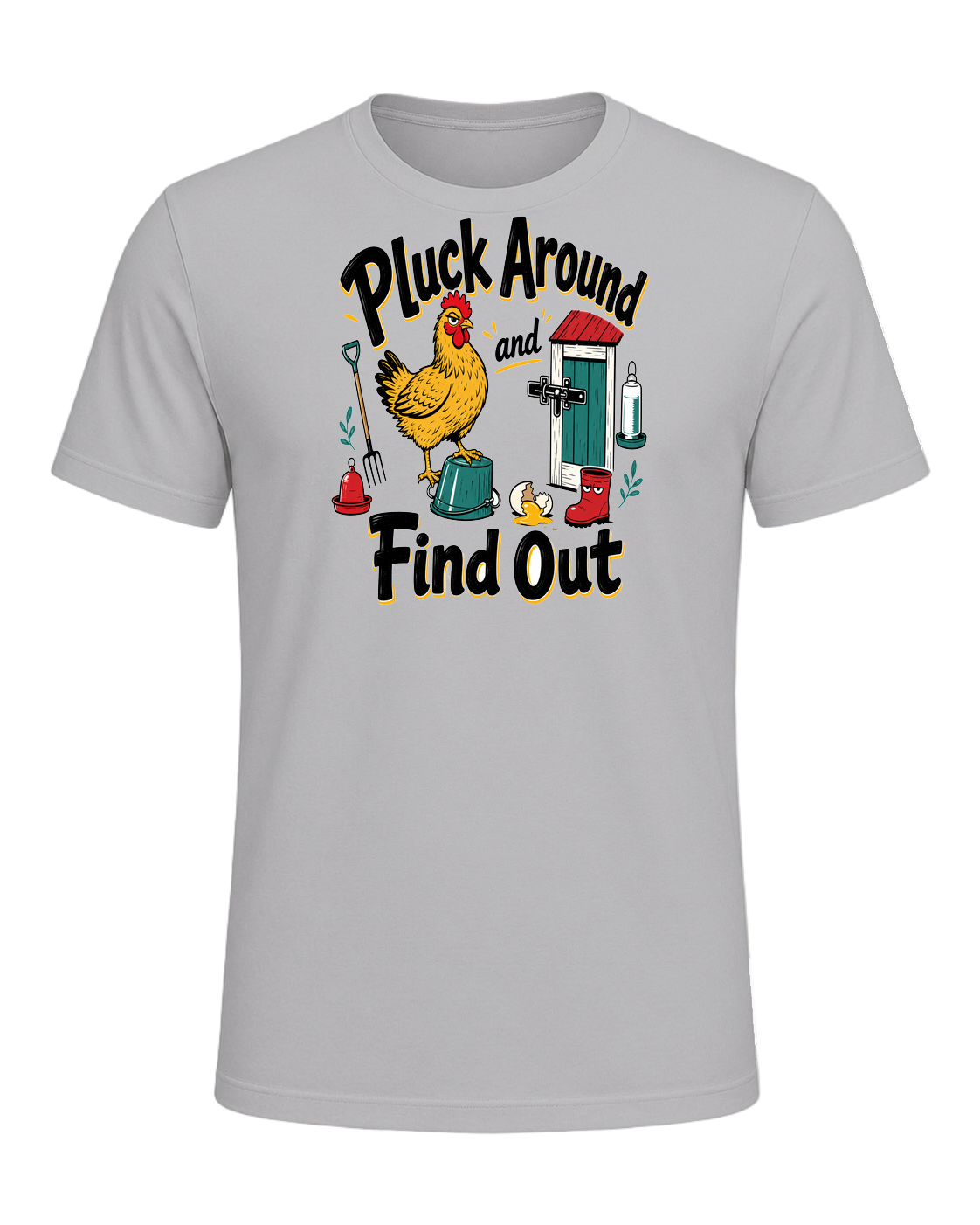 Pluck Around and Find Out — Athletic Heather