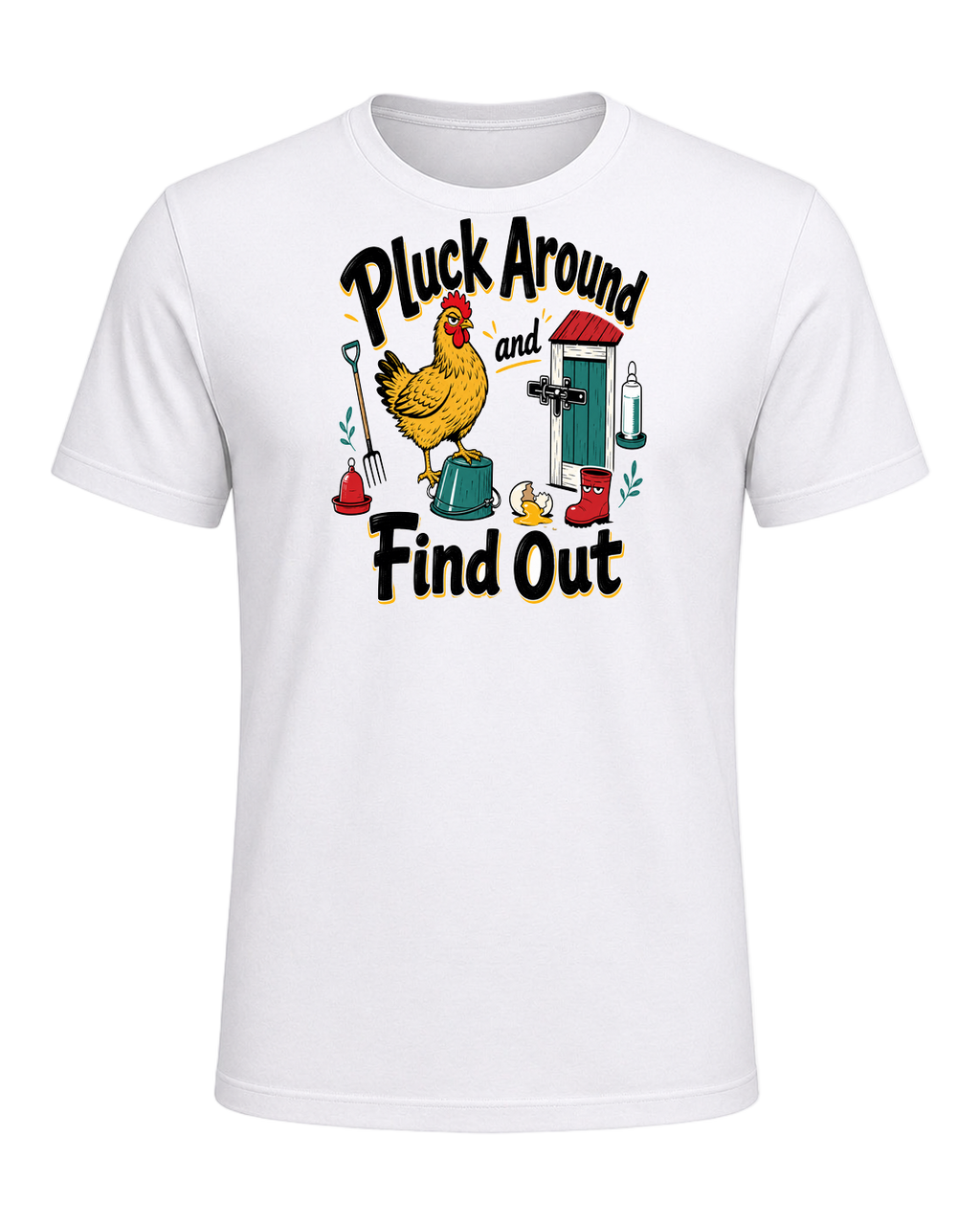 Pluck Around and Find Out — White
