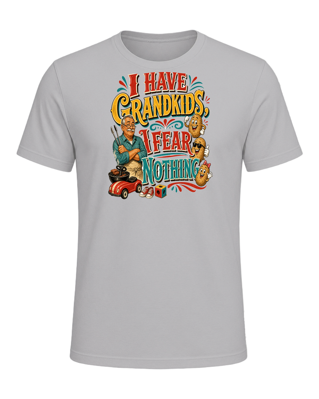 I HAVE GRANDKIDS, I FEAR NOTHING — Athletic Heather