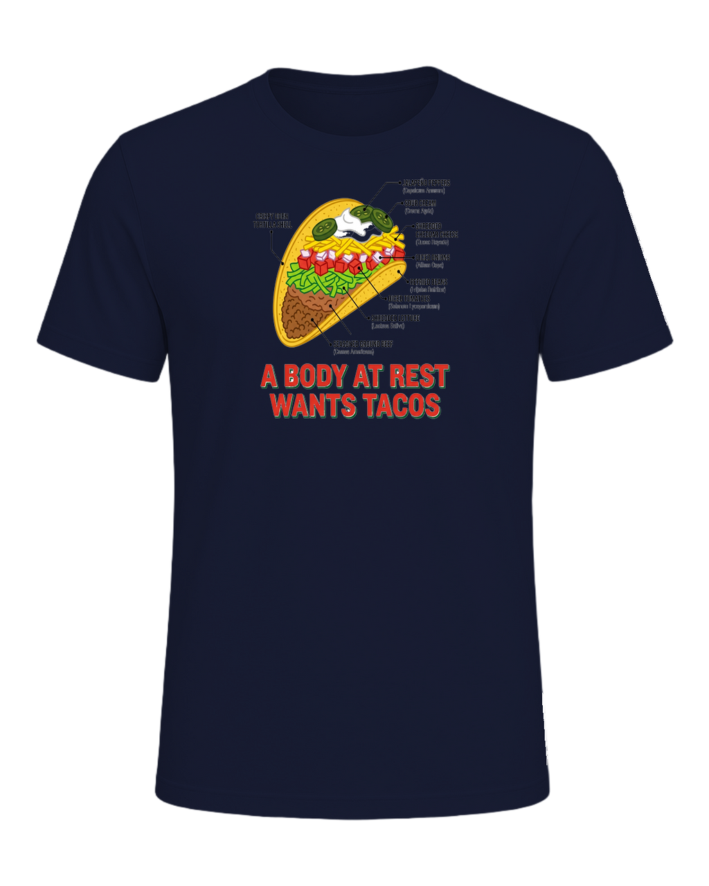 Tacos Over Everything — Navy