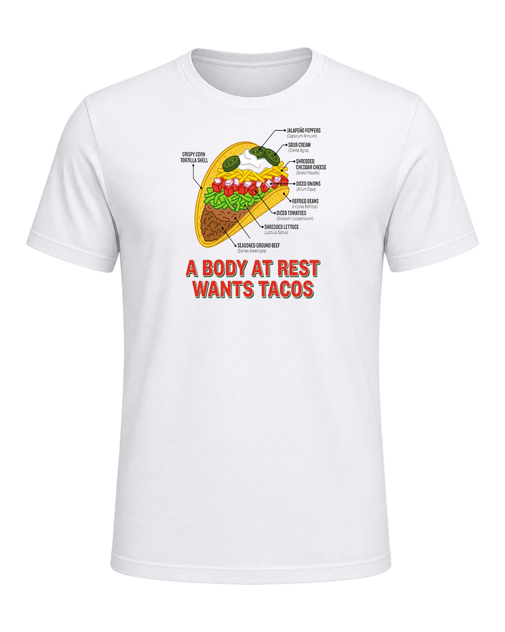 Tacos Over Everything — White