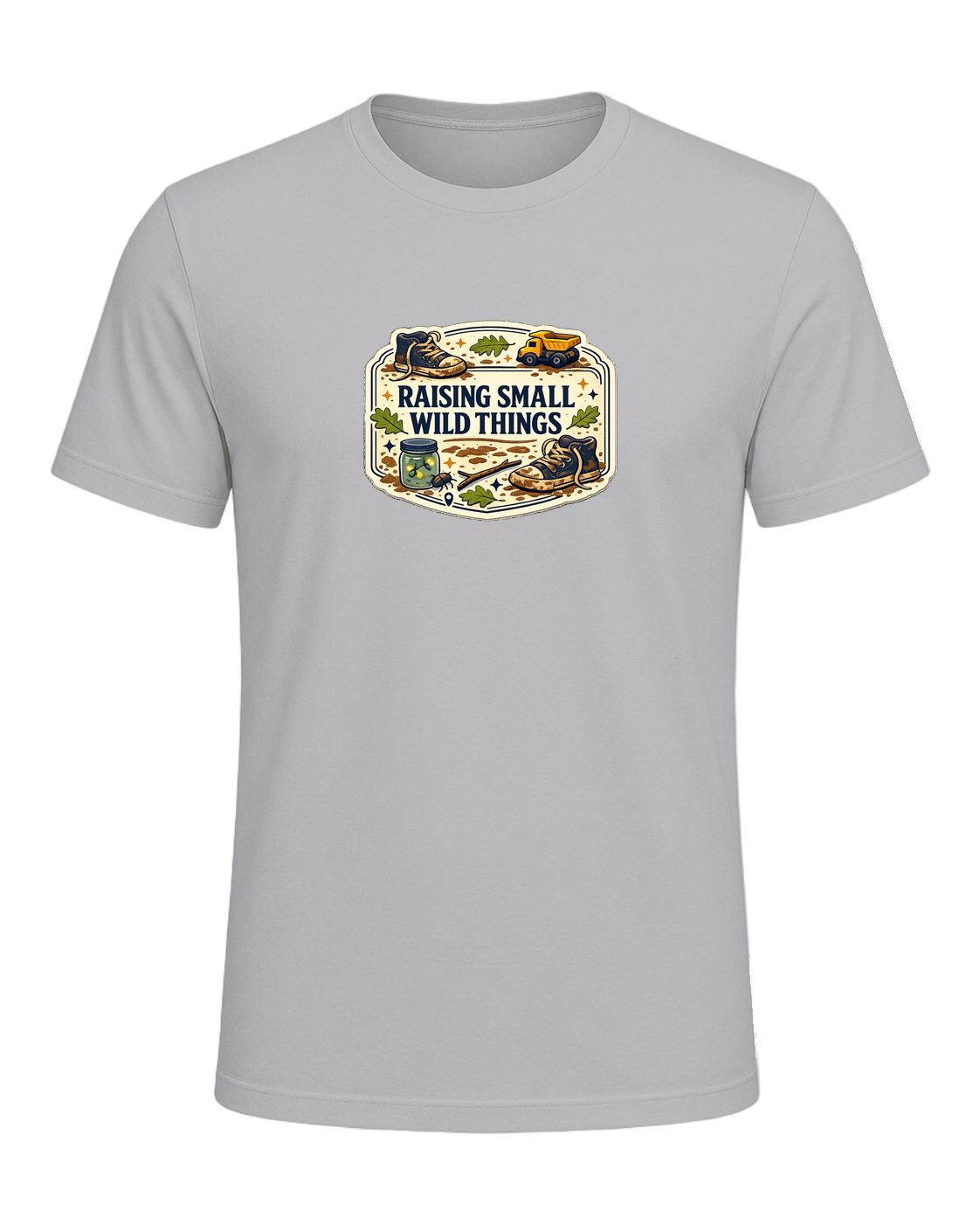 A vintage field-guide boy mom tee for anyone proudly raising small wild things. — Athletic Heather