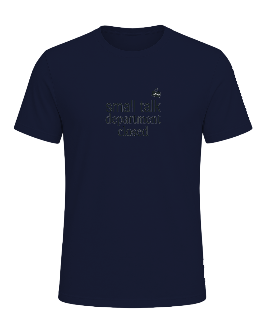 small talk department closed — Navy