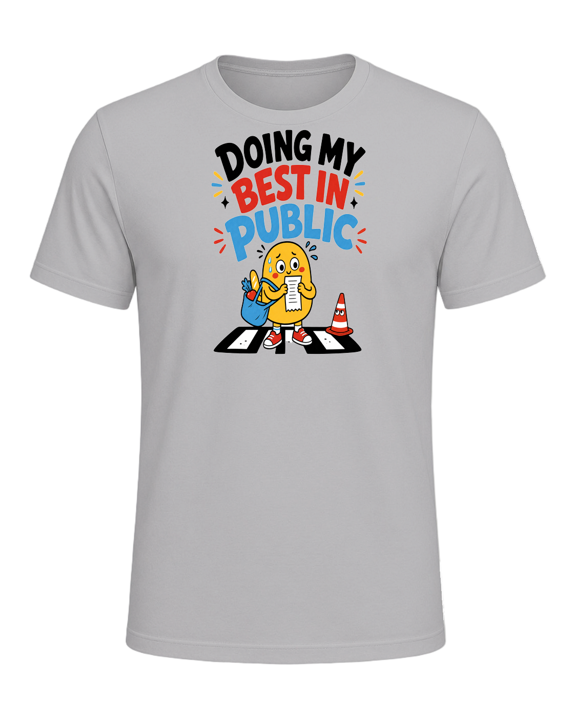 DOING MY BEST IN PUBLIC — Athletic Heather