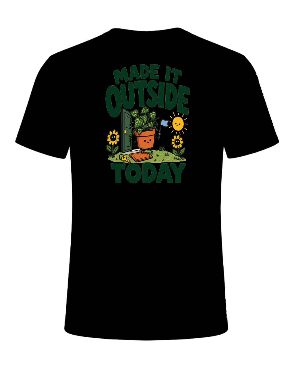 MADE IT OUTSIDE TODAY — Black