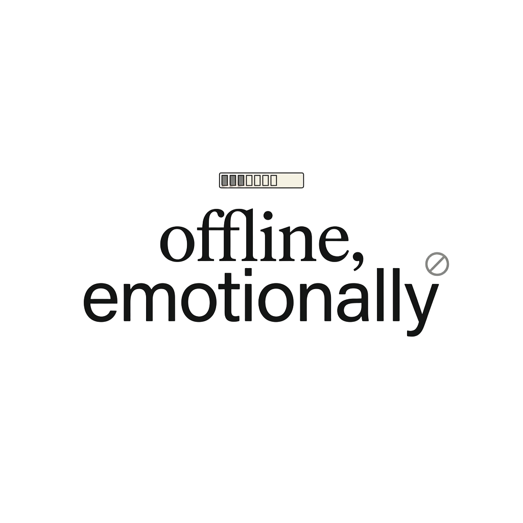 offline, emotionally