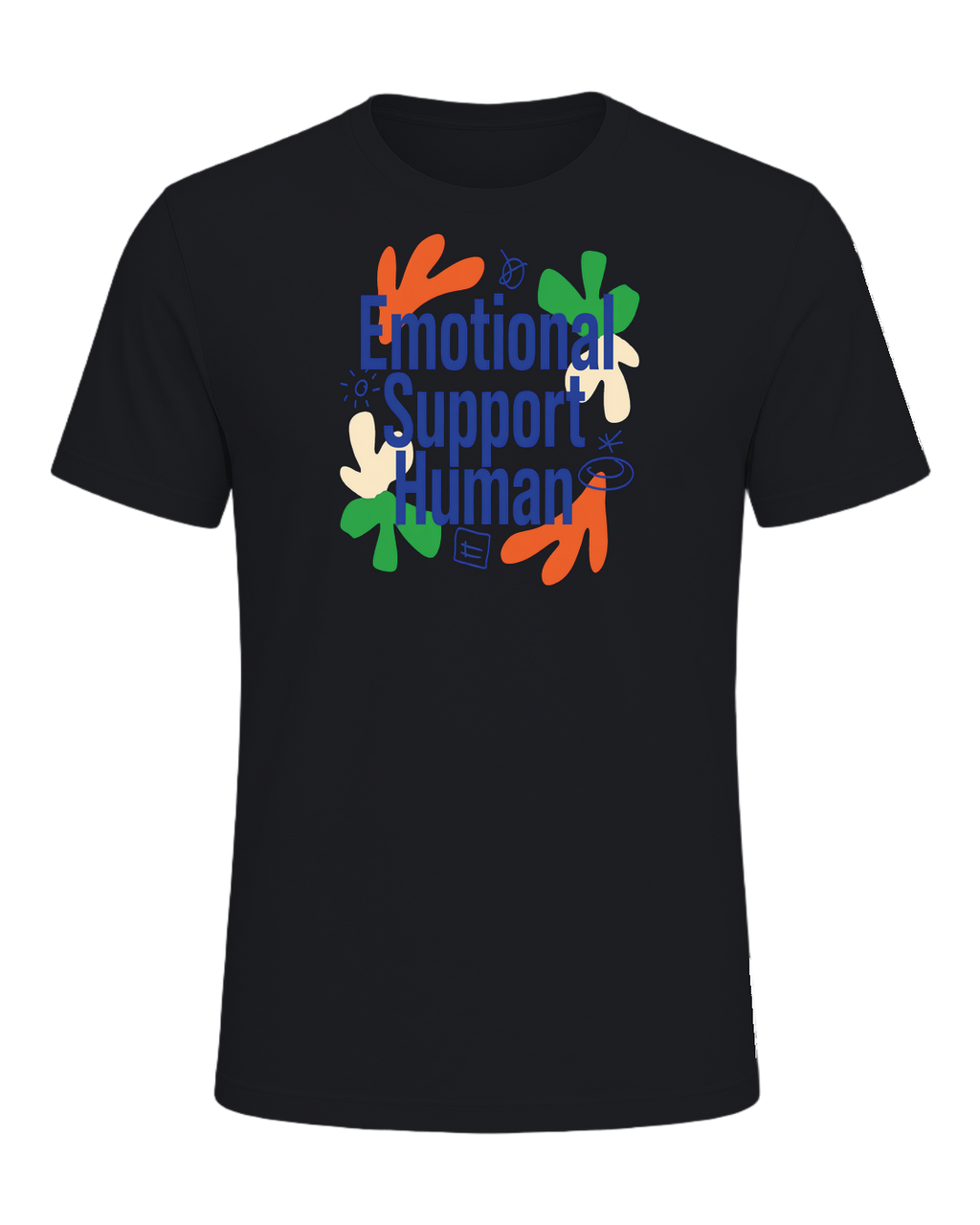 emotional support human — Vintage Black