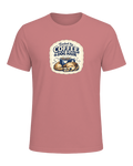 Fueled By Coffee & Dog Hair Tee — Heather Mauve
