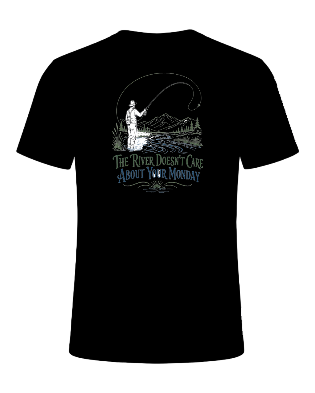 Fly Fishing — Black