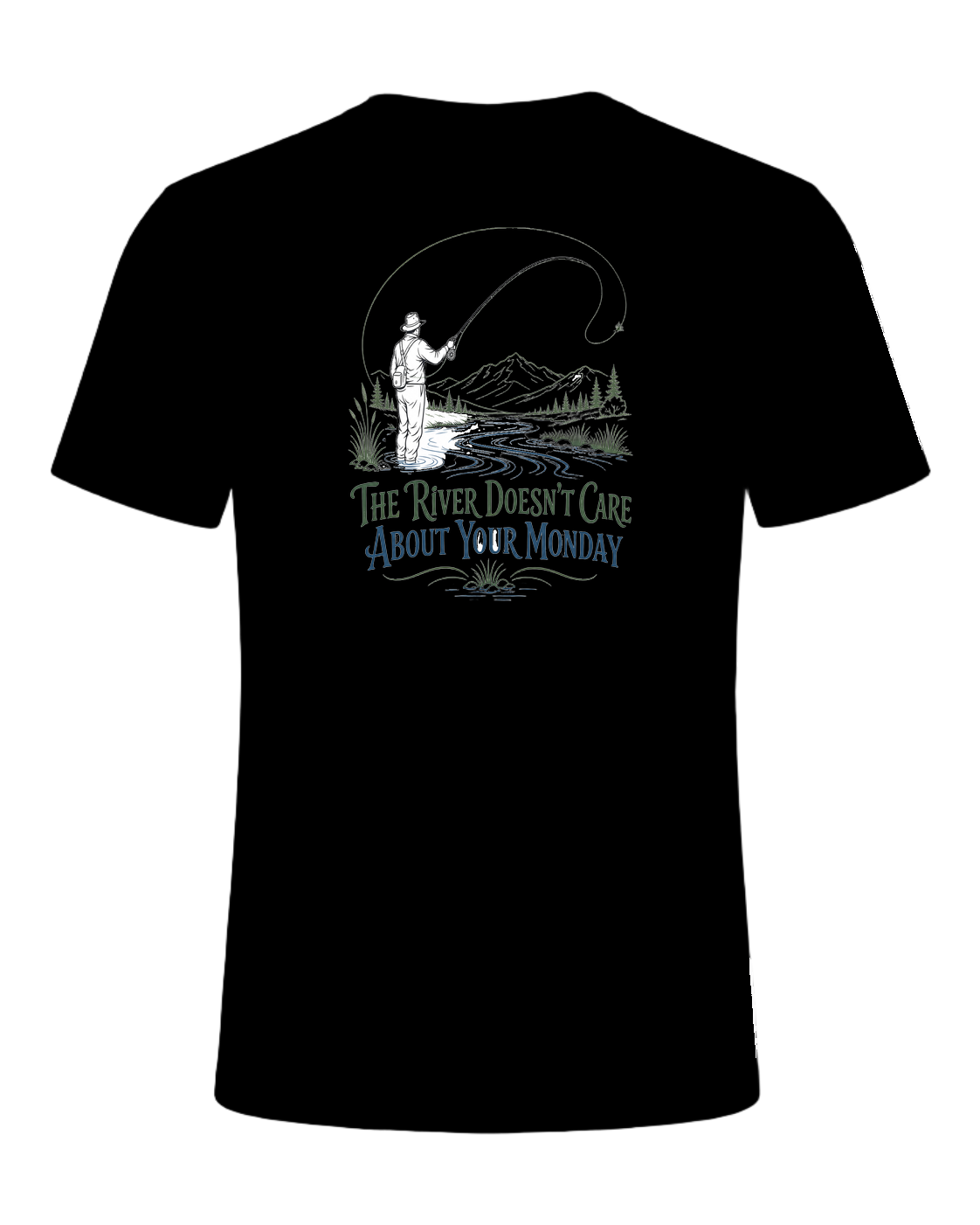 Fly Fishing — Black
