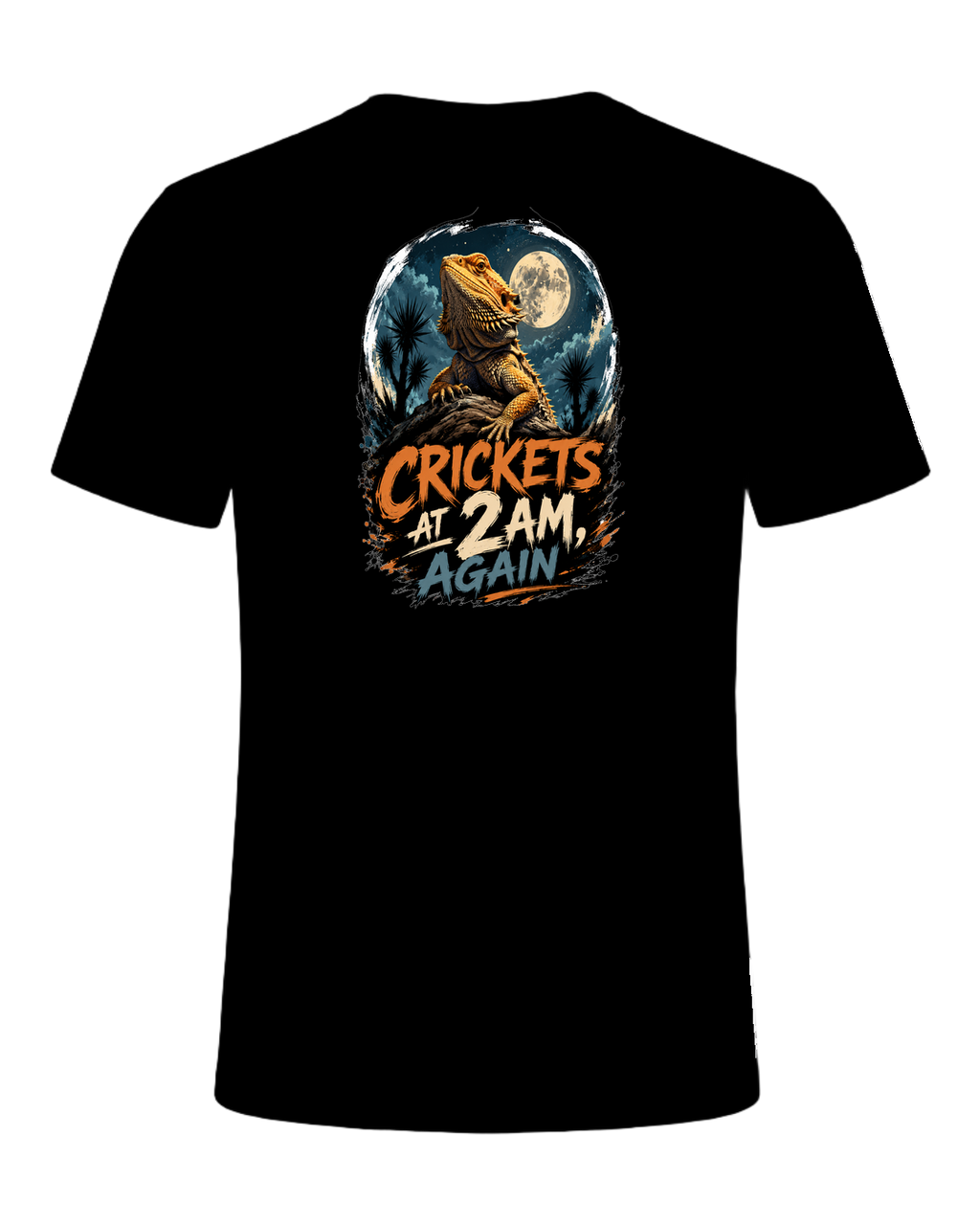 CRICKETS AT 2AM, AGAIN — Black