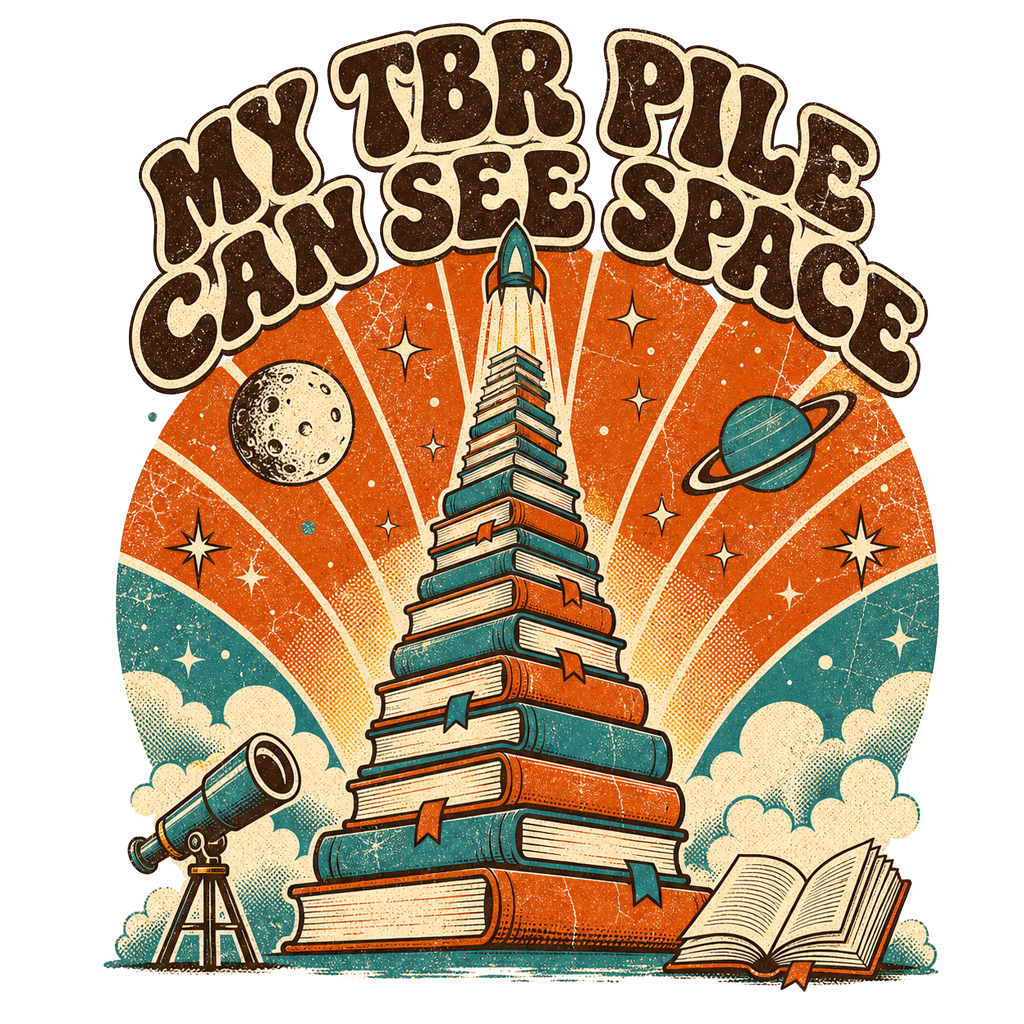 MY TBR PILE CAN SEE SPACE