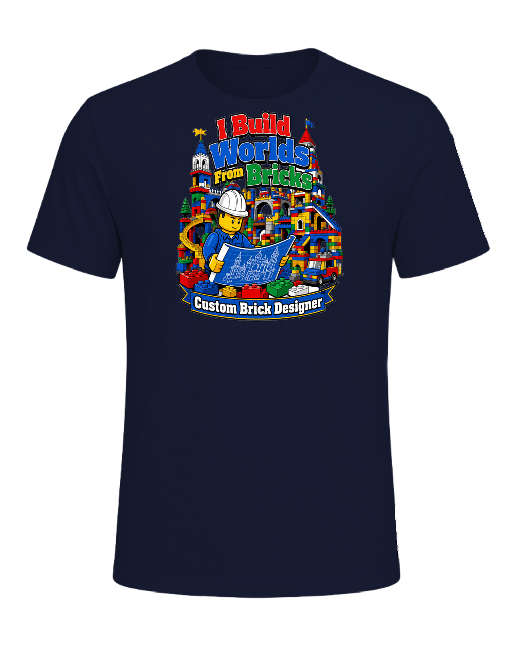 Brick Builder / Custom Brick Creations — Navy