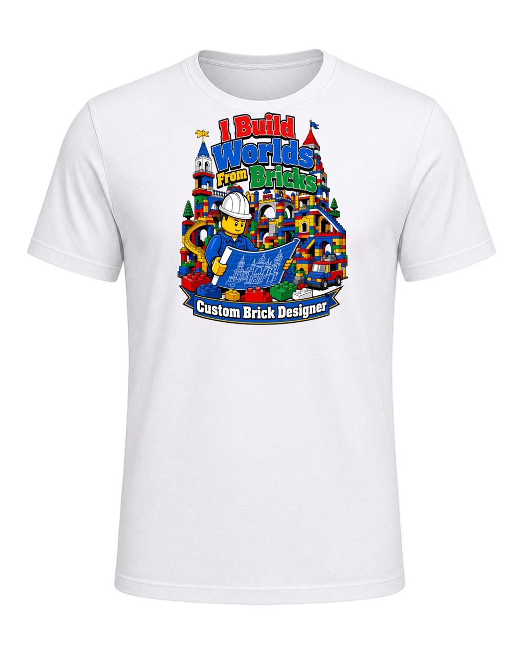Brick Builder / Custom Brick Creations — White