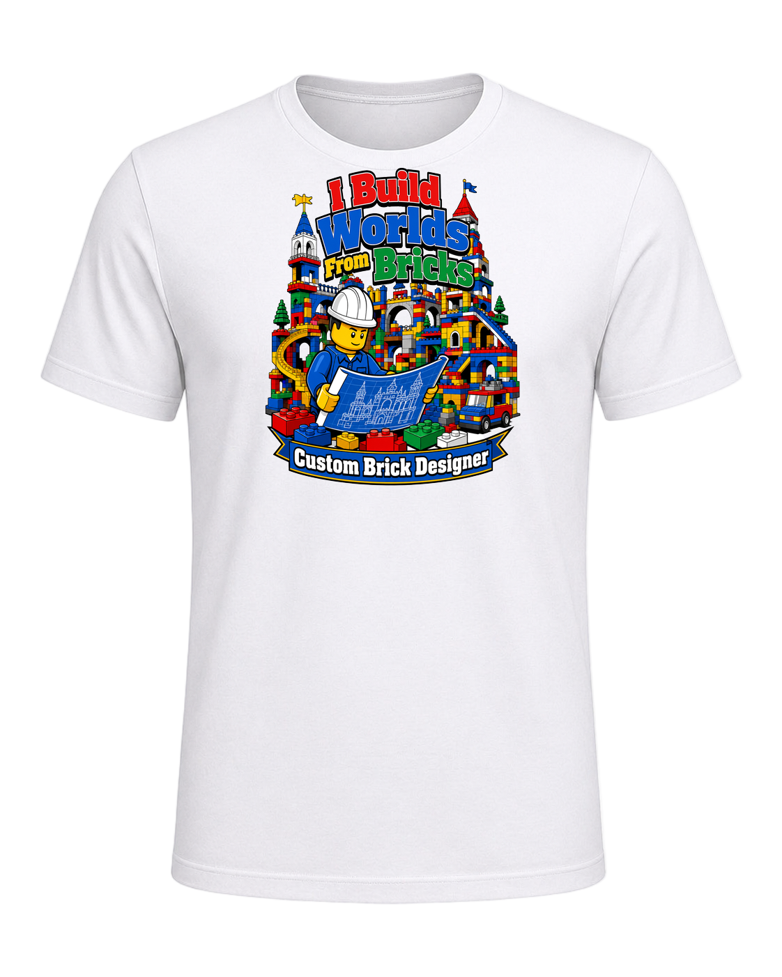 Brick Builder / Custom Brick Creations — White