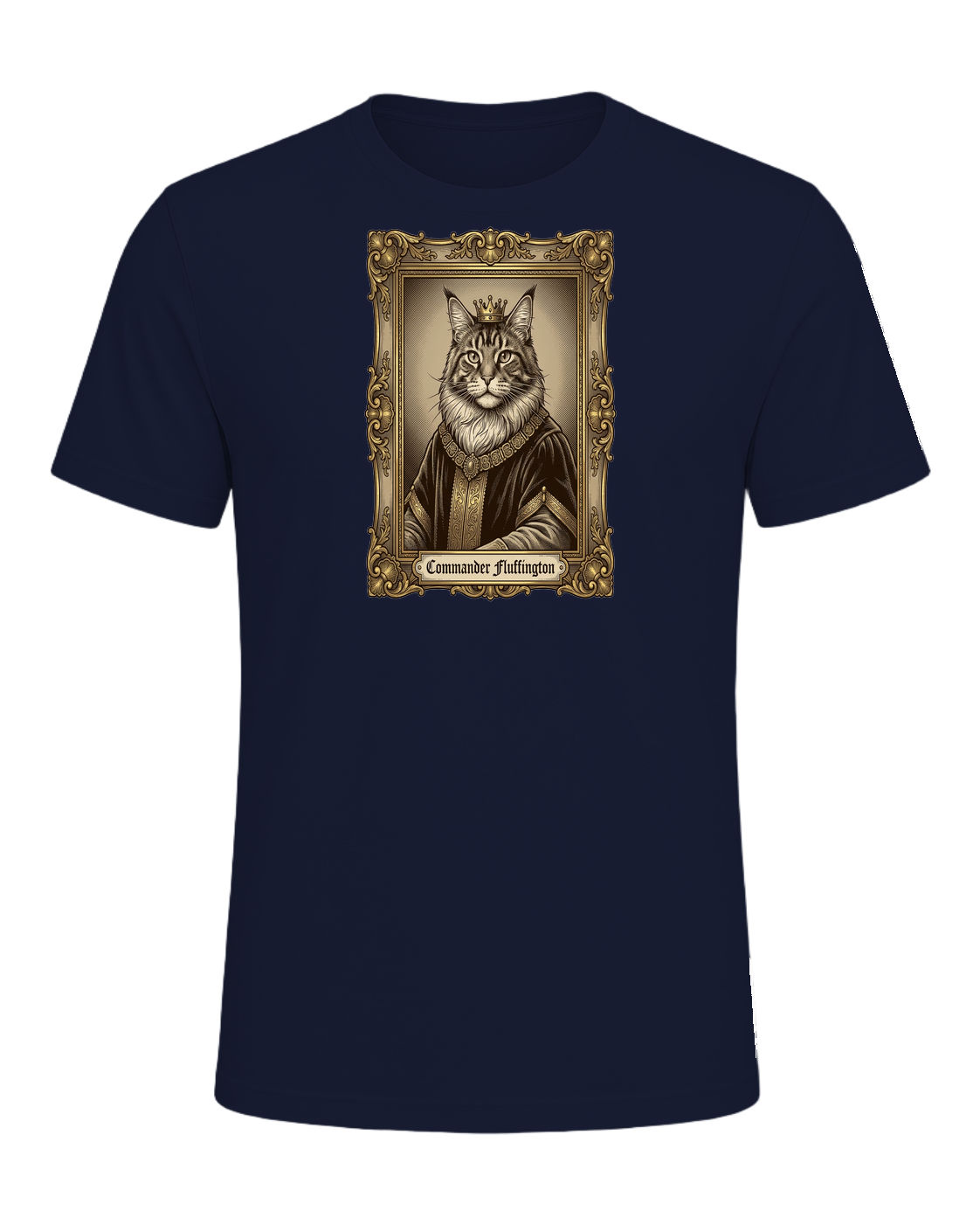 Maine Coon Royalty — Navy
