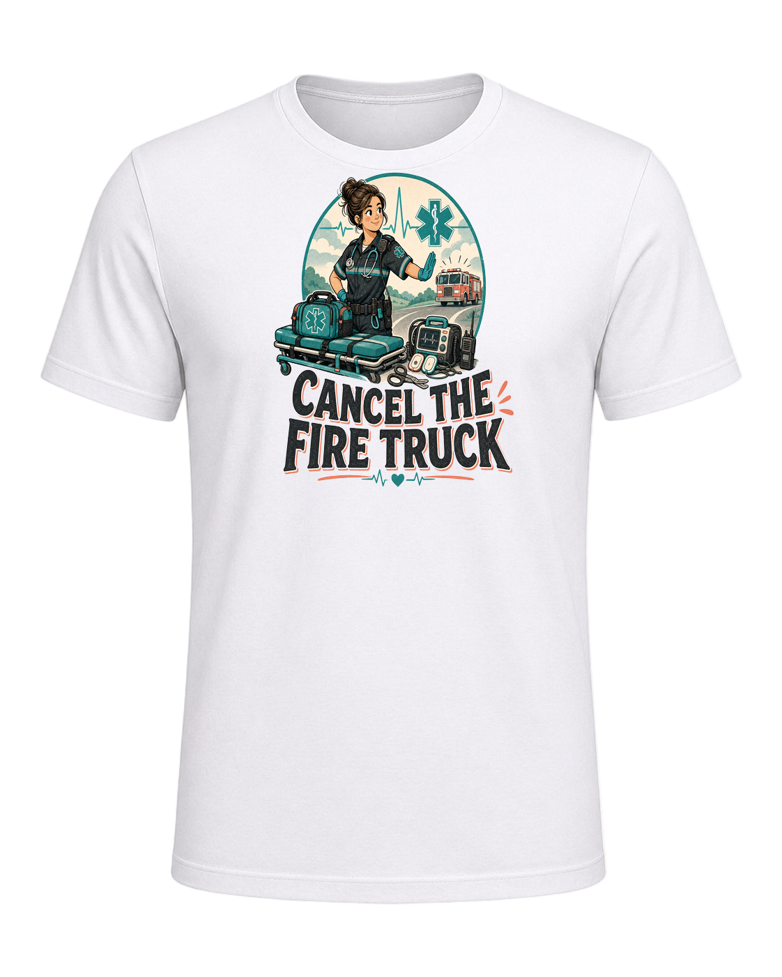 CANCEL THE FIRE TRUCK — White