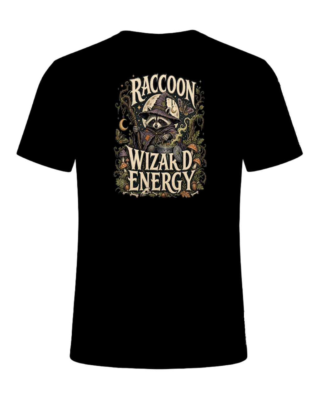 RACCOON WIZARD ENERGY — Black