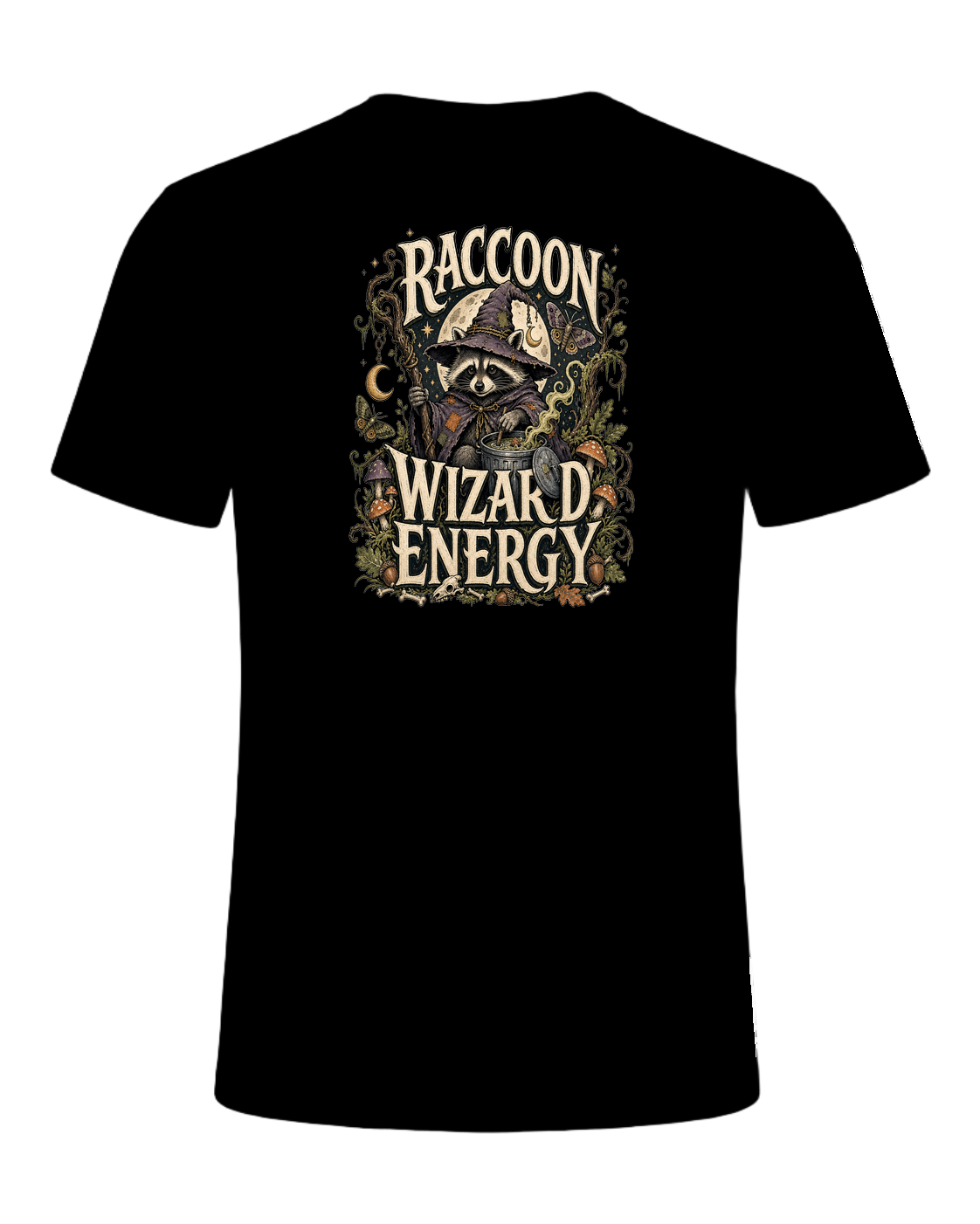 RACCOON WIZARD ENERGY — Black