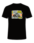 A gritty workwear HVAC tee for the tech everyone calls when the air gets weird. — Black Heather