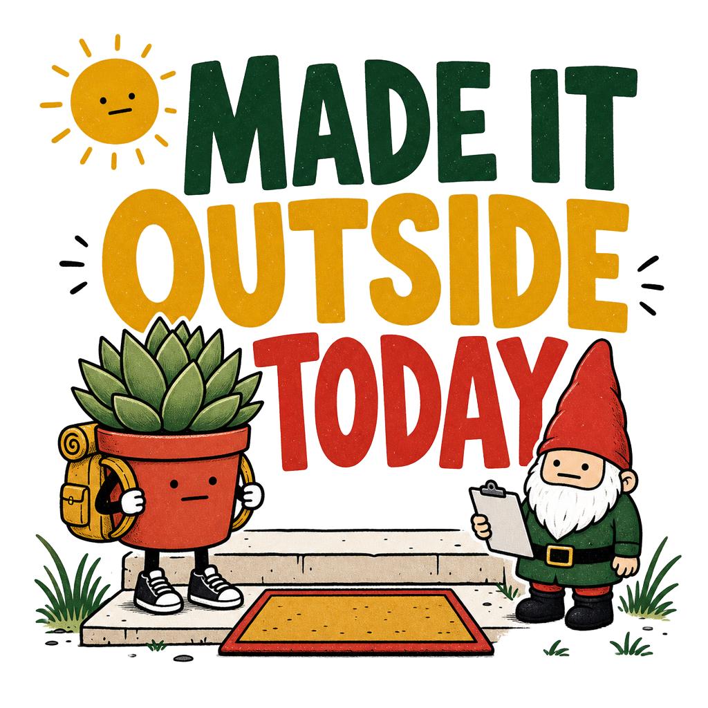 MADE IT OUTSIDE TODAY