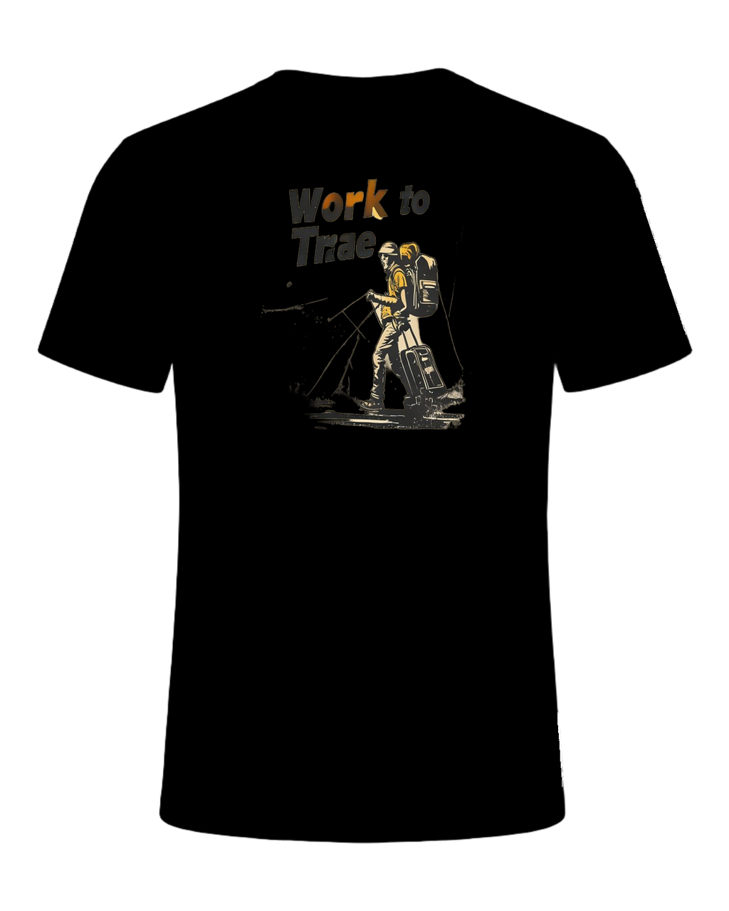 WORK TO TRAVEL — Black
