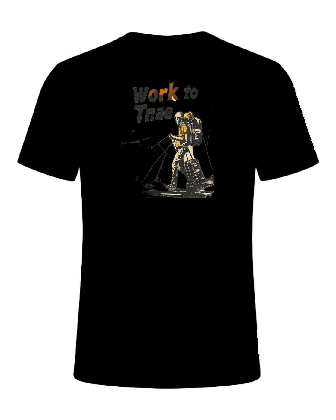 WORK TO TRAVEL — Black