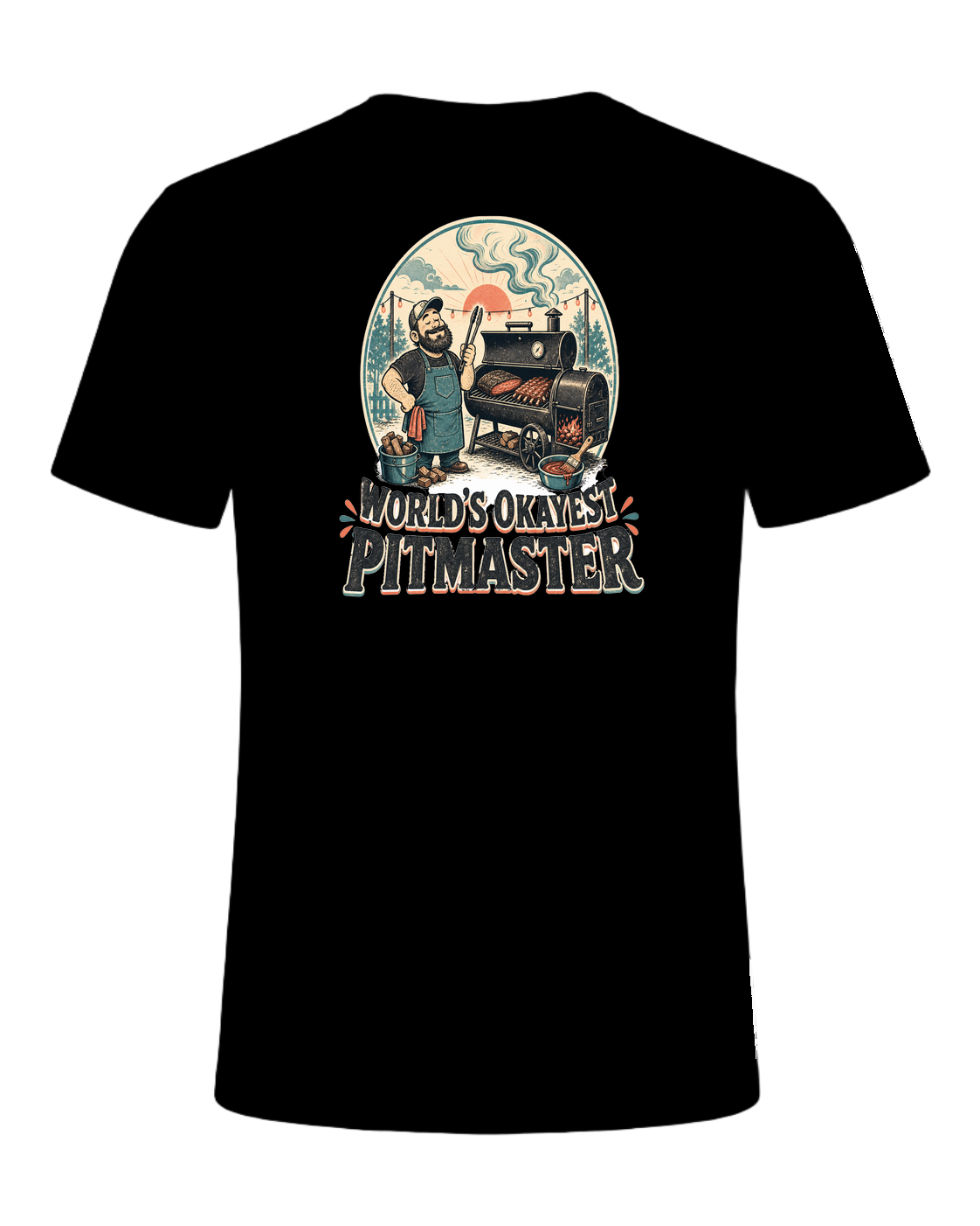 WORLD'S OKAYEST PITMASTER — Black
