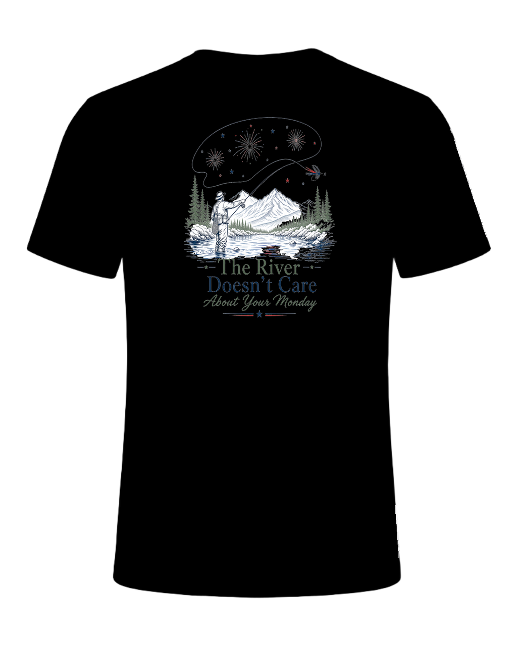 Fly Fishing — Black