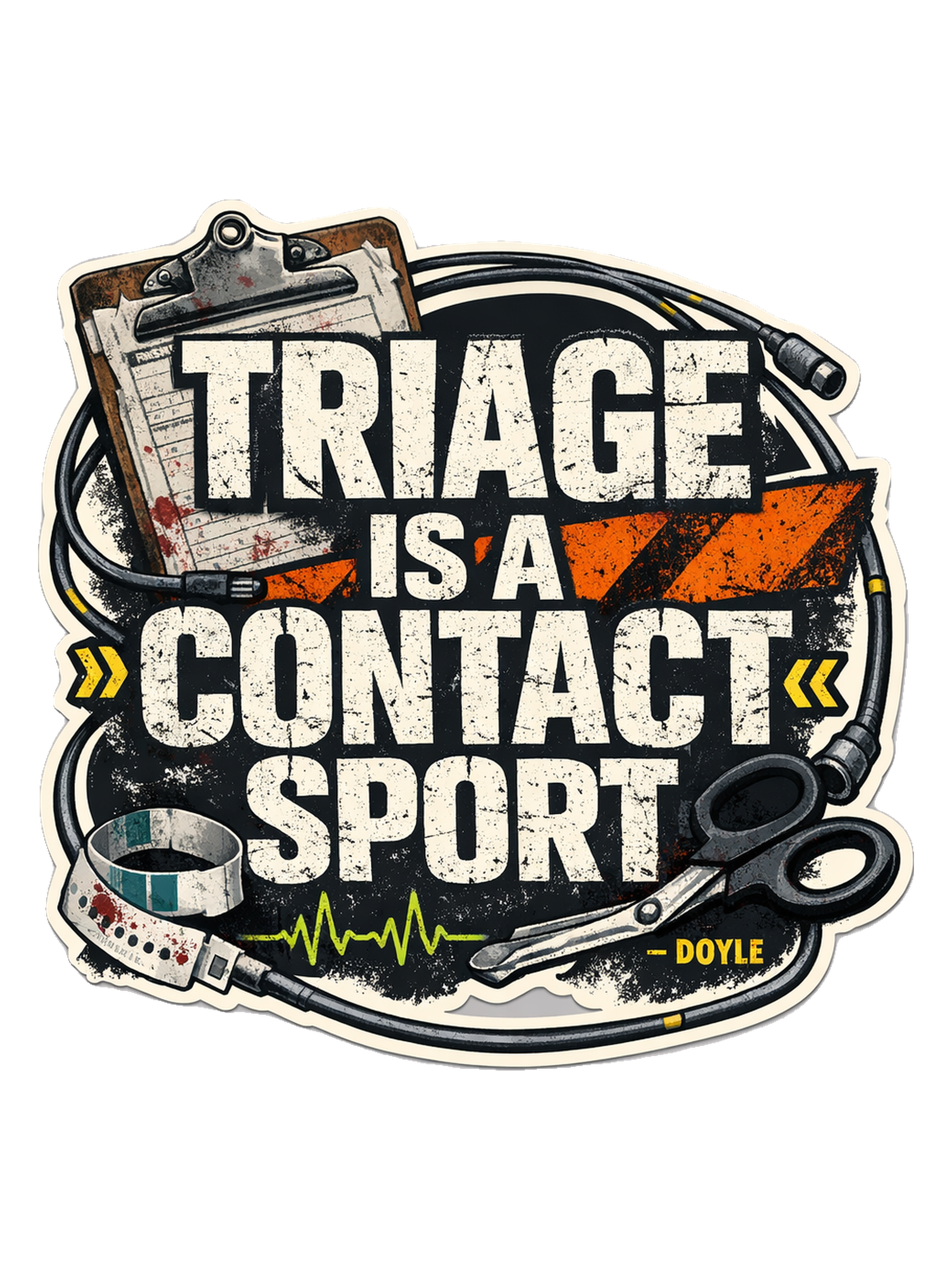Triage Is A Contact Sport Tee