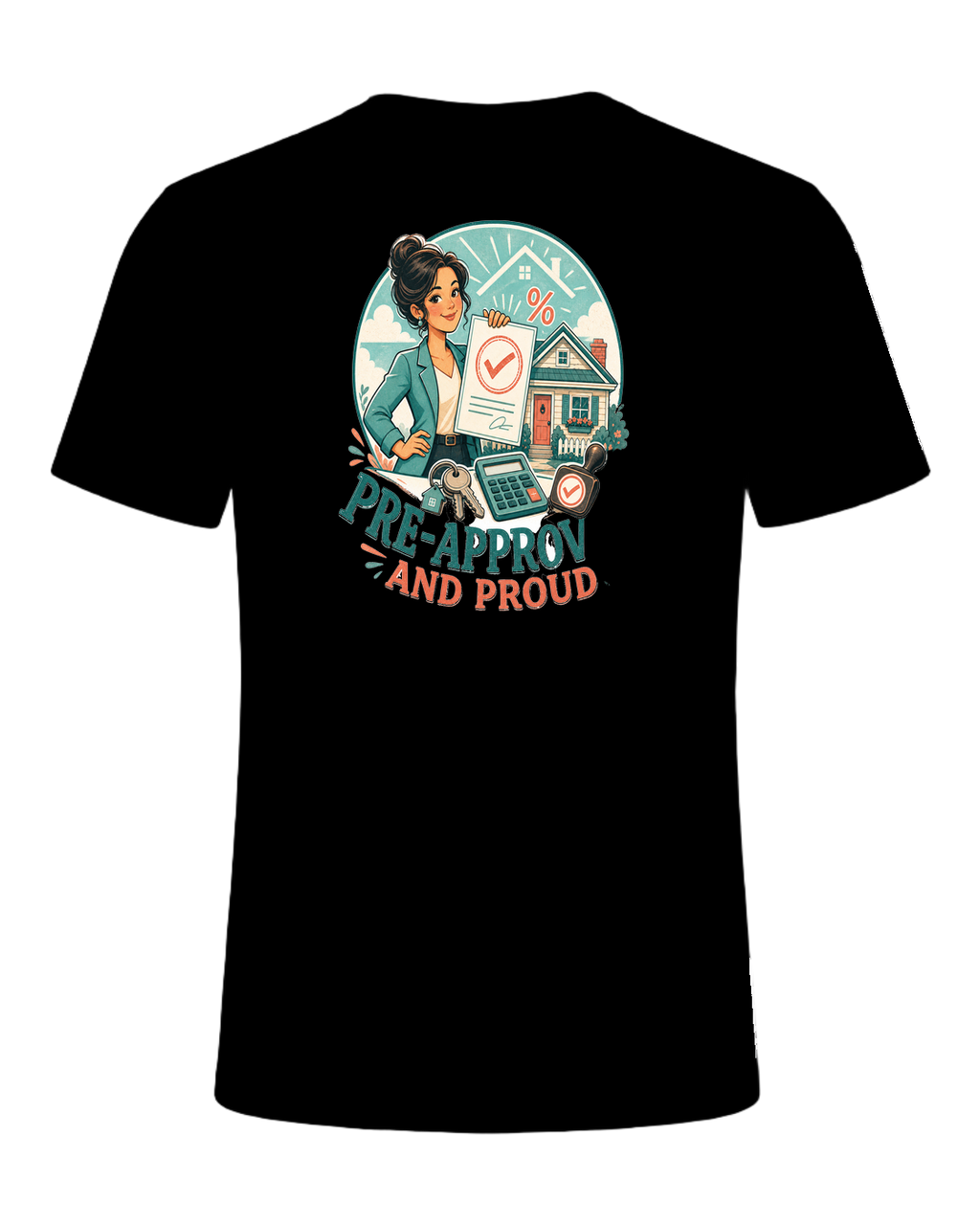 PRE-APPROVED AND PROUD — Black